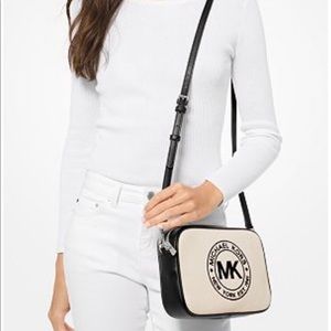 🆕 Michael Kors Fulton Large Canvas Crossbody Bag 🆕